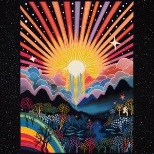 Hope Punk “Spectral Sunrise” Print (8x10inch)